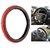 NS Premium Quality  Red And Black Steering Wheel Cover For Chevrolet Aveo