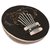 X8 Drums X8-CT-KLB-DK Coconut Kalimba Thumb Piano, Gecko Carving