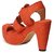 Meriggiare Women's Orange Heels
