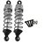 BQLZR Silver Upgrade Parts Aluminum CC01-004 Shock Absorber for TAMIYA RC 1:10 Car Pack of 2