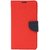 Jma Premium Dairy Wallet Case Cover For Samsung Galaxy Grand Prime 4G SM-G531F - Red