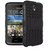 Jma Kick Stand Spider Hard Dual Rugged Hybrid Bumper Back Case Cover For HTC Desire 526 - Black