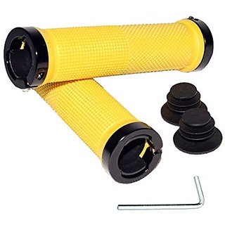 Yellow hotsell grips mtb