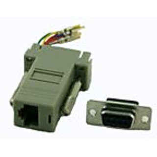 9 pin FeMale to RJ45 Female Converter