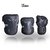 JBM Multi Sport Protective Gear Knee Pads and Elbow Pads with Wrist Guards for Cycling, Skateboard, Scooter, Bmx, Bike and Other Extreme Sports Activities (Blue and Dark, Adult)