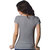 Superwomen Grey Graphic Print Round Neck Tshirts For Women