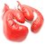 1 Pair Red Youth 8oz Kids Boxing Gloves Punching Gloves