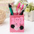 Cute Animal Pen Holder Desk Pencil Case Wood Stationary Box with reminder clips for Kids Student. (Multi colours)