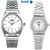 Hmt silver couples watches