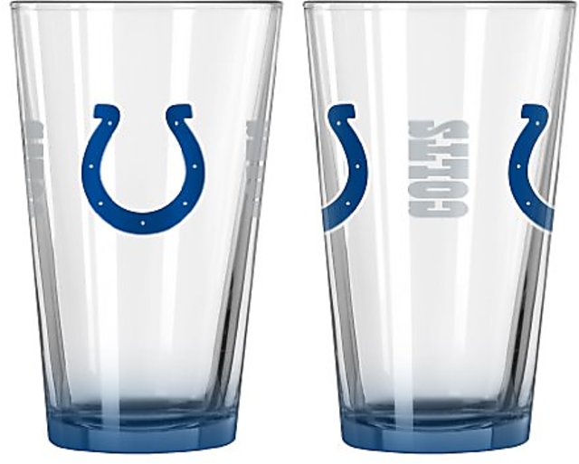 Indianapolis Colts Team Color 2-Pack Stainless Steel Pint Glass