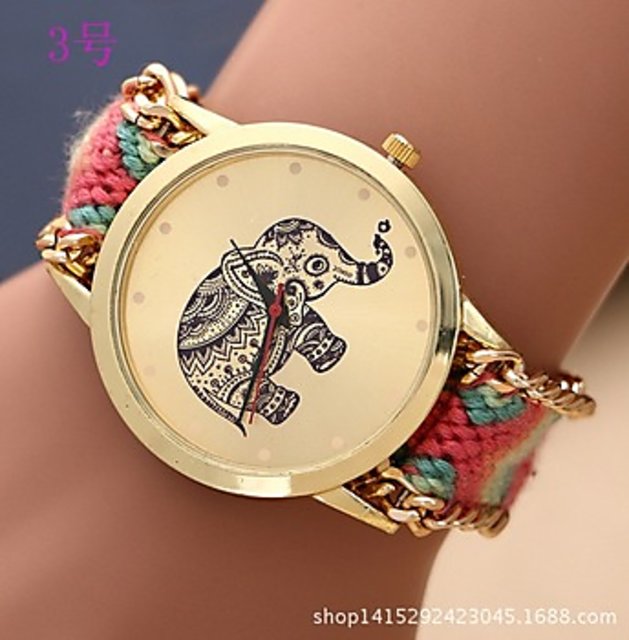 Elephant Watch in Silver (Large) - Walmart.com