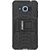 Amzer Hybrid Warrior Case - Black/ Black for Samsung Galaxy Grand Prime Plus SM-G532F, Samsung Galaxy J2 Prime SM-G532G