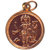 Guru Dattatreya Lord Datta  Dattaguru Shri Gurudev Datta Copper Pendant Kavach A3019-02