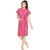 Be You Fashion Women Terry Cotton Rose pink color Solid Bath Robe