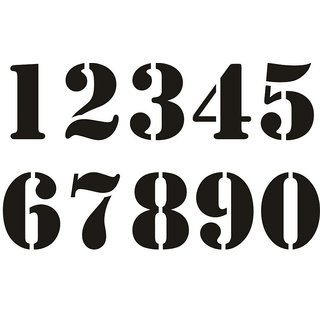 Buy Numbers Stencils for paints Online - Get 63% Off