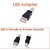 USB 2.0 Type A Female to B Male Printer HDD PC Cable Connector Converter Adapter