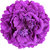 ILU Bun Flower Bun Clip Flower Broach Headband Hairband Purple Bridal Hair Accessories Jewellery Women