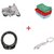 AutoStark Bike Body Cover Silver + Helmet Lock+ Microfiber Cleaning Cloth + Jaguar Shaped Keychain For TVS Apache RTR 180