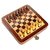 Craftgasmic Premium 7 x 7 inch Staunton chess set Sheeshamwood folding wooden magnetic travel chess