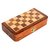 Craftgasmic Premium 7 x 7 inch Staunton chess set Sheeshamwood folding wooden magnetic travel chess