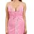 Be You Fashion Women Satin Pink Solid Lace Nighty