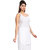 Be You Fashion Women Cotton Hoisery White Solid Suit Slip