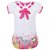 Punkster Polyester Multi-Coloured Printed Cap Sleeves Partywear Top For Girls