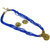 Dark Blue Thread Necklace Set