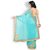 Shree Mira Impex Women Fashion Sky Blue Lycra Sarees sari