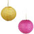 Skycandle 18 Inch Multicolor Coloured Round Paper Craft Hanging Lights Pack Of 2