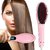 PrettyFirst Hair Straightener Brush,Massager Straightening Silky Other Straight Hair Styling, Heating Detangling  For All Hair Types Comb (Pink) (g, No of units 1)