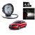 CTN Round Shape 9 LED Car Projector White Aux Light For Skoda Rapid