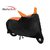 Ultrafit Body Cover Perfect Fit For Mahindra Rodeo RZ - Black & Orange Colour