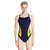 TYR SPORT Women's Phoenix Splice Diamondfit Swimsuit (Navy/Gold,  36)