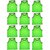 BlueDot Trading Youth 12 Green sports pinnies- 12 scrimmage training vests
