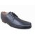 Port Men's Black Axonza Lace up Office Wear Formal Shoes