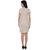 Klick2Style Combo of 2 Short Sleeve Grey  Cream Mini Dress