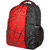 Casual Laptop Backpack for 15.6 inch Laptop Bag - Tanworld Chrysler Unisex Laptop Bag (TWLTBP04-Black-Red)