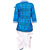 Pari  Prince Kids Boys Blue Dhoti Suit