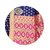 Ajira Blue & Pink Banarasi Silk Self Design Saree With Blouse