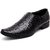 Ramzy Men's Black Formal Slip on Shoes
