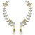 Aabhu Gold Plated American Diamond Leaf Shape Ear Cuffs Earrings For Women  Girls
