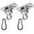 JGS 1260 lb Capacity Heavy Duty Swing Hangers with Upgraded Stainless Steel Locking Snap Hooks for Playground Sets, Porch, Wooden, Yoga, Trapeze, Indoor Outdoor Swing Seat, eBook Install Guide