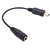 Andoer Mini USB to 3.5mm Mic Microphone Adapter Cable Cord for Gopro HD Hero 1 2 3 3+ 4 Camera