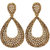 Jewels Capital Exclusive Golden White Earring Set /S 1843