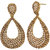 Jewels Capital Exclusive Golden White Earring Set /S 1843