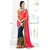 Roshnii Fashions New Fancy Designer Multi-Coloured Georgette Saree With Blouse Piece(4TGGeorgetters1176)