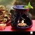 Ceramic Multicolor Aroma Floral Diffuser Set with Tealight and Aroma Oil (4inch height) (No of Pieces 1)