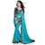 Roshni Fashions New Fancy Designer Sky Blue Coloured Georgette Saree With Blouse Piece(4TGGeorgetters blue)