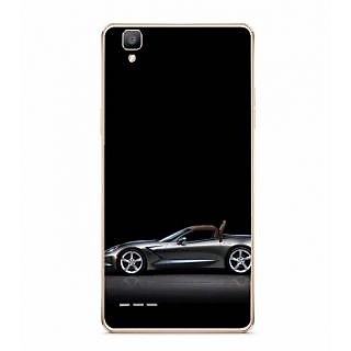 Fuson Designer Phone Back Case Cover Oppo F1 ( Side View Of A Car )